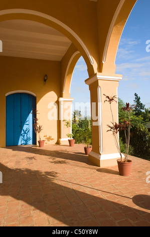 Ex Manaca Iznaga raffinerie di zucchero, la Valle de los Ingenios, Trinidad, Cuba Foto Stock