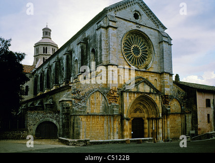 Abbazia Fossanova. Monastero cistercense in Italia, in provincia di Latina. Foto Stock