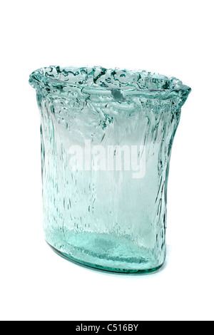 Svuotare il vetro riciclato vaso Foto Stock