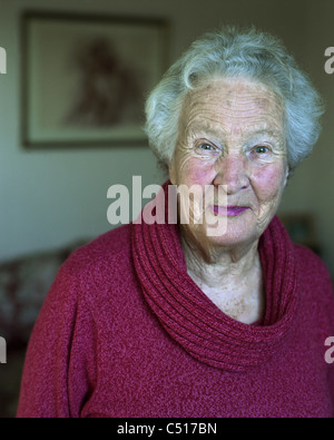 Donna Senior, ritratto Foto Stock