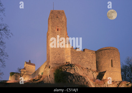 Castello Stolpen rovina Germania Europa Foto Stock