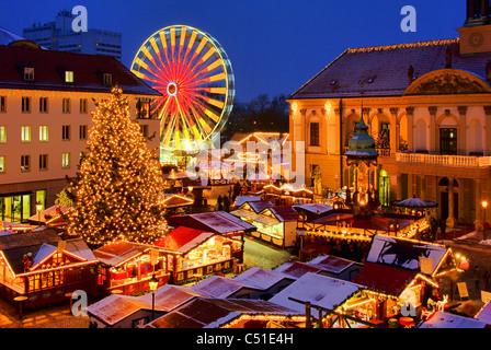 Magdeburg Weihnachtsmarkt - Magdeburg mercatino di Natale 02 Foto Stock