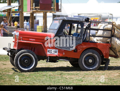 Sovraccarico Jeep Willys Foto Stock