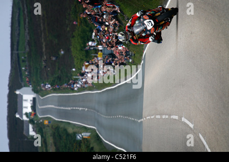 Il Centenario Isle of Man TT race. Foto Stock