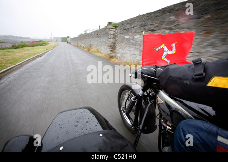 Il Centenario Isle of Man TT race. Foto Stock