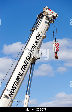 Terex Demag AC 250-1 braccio principale autogru per autogru, Finlandia Foto Stock