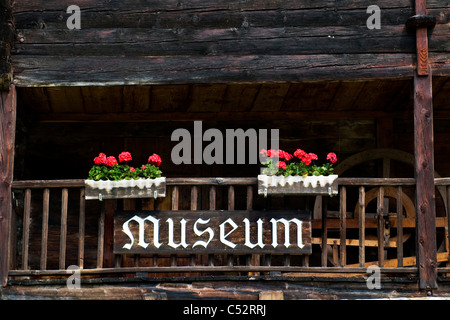 Museo, Bosco Gurin, Svizzera Foto Stock