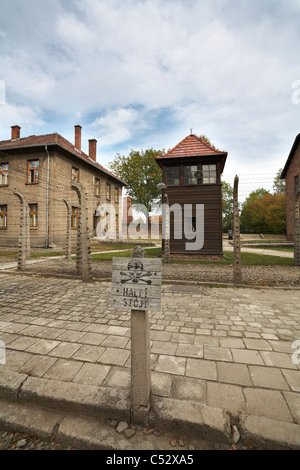 La Polonia Osviecim Auschwitz 1-Birkenau ex nazista tedesco WW2 Morte del Campo di Concentramento Foto Stock