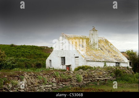 Il Grade ii Listed è un cottage su Skokholm island Pembrokeshire South Wales UK Foto Stock