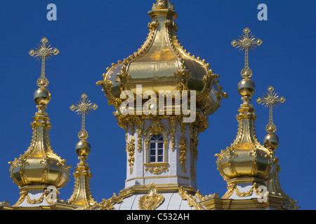 Il Peterhof Palace, San Pietroburgo, Russia - la cappella 3 Foto Stock