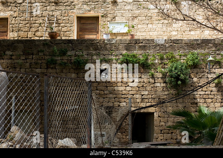 Vecchia casa in Byblos, Libano Foto Stock