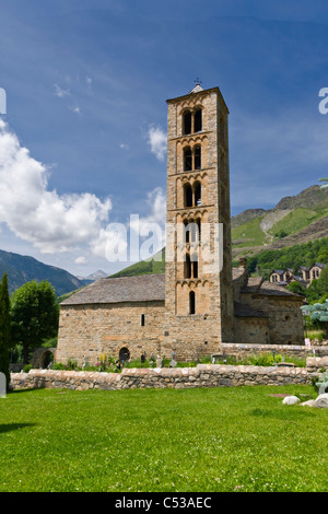 La chiesa romanica di Sant Climent de Taull, Catalogna, Spagna Foto Stock