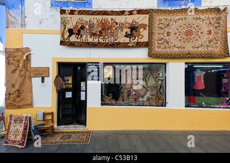 Tappeti di Arraiolos Fair, arraiolos, Alentejo, Portogallo, Europa Foto Stock