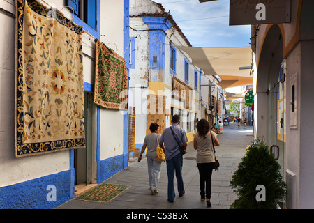 Tappeti di Arraiolos Fair, arraiolos, Alentejo, Portogallo, Europa Foto Stock