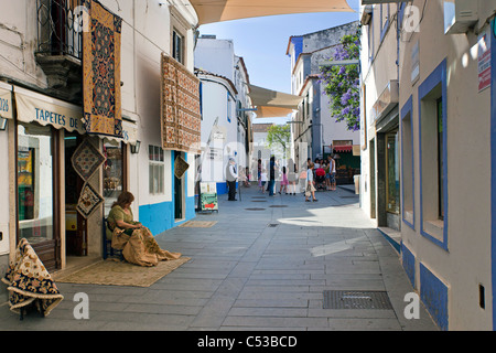 Tappeti di Arraiolos Fair, arraiolos, Alentejo, Portogallo, Europa Foto Stock