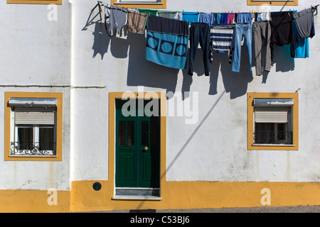 Case di arraiolos, Alentejo, Portogallo, Europa Foto Stock