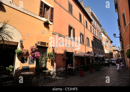 Italia, Roma, Trastevere, via della Scala Foto Stock