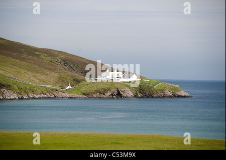 Burra Firth e Hermaness faro Fiska stoppino isola di Unst Shetland Islands. SCO 7474 Foto Stock