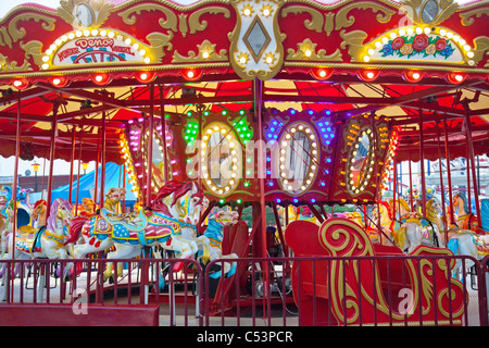 Coney Island boardwalk Foto Stock