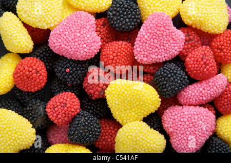 Gruppo di colori differenet di Jelly Beans Foto Stock