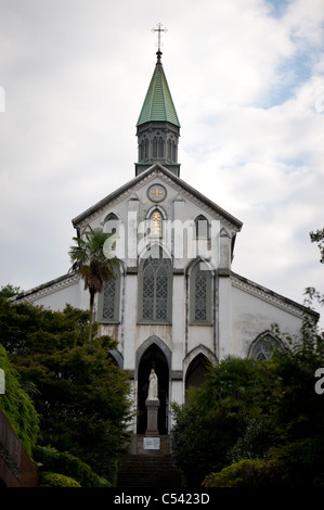 Facciata di Oura chiesa cattolica romana, di Nagasaki, Giappone Foto Stock