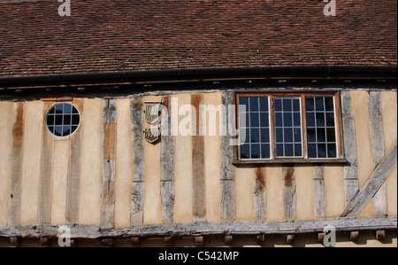 Dettaglio del vecchio edificio in High Street, Solihull, West Midlands, England, Regno Unito Foto Stock