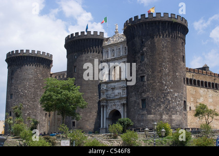 Largo Castello a Piazza Municipio, Napoli, campania, Italy Foto Stock