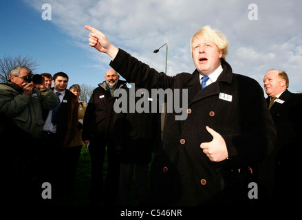 Il sindaco di Londra Boris Johnson. Foto di James Boardman. Foto Stock