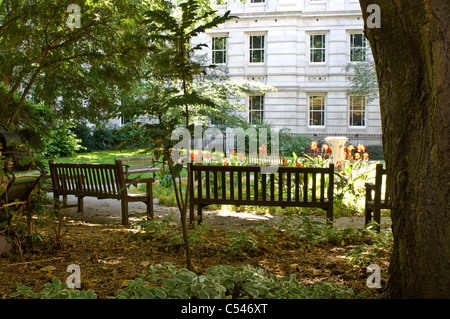 Portalettere Park City of London EC1 Inghilterra Europa Foto Stock