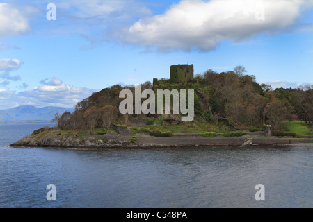 Dunollie castello vicino a Oban Foto Stock