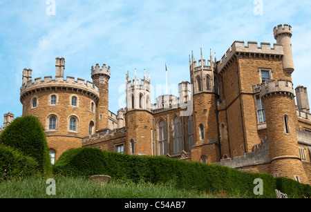 Belvoir Castle e giardini, vicino Grantham nel LEICESTERSHIRE REGNO UNITO Inghilterra Foto Stock