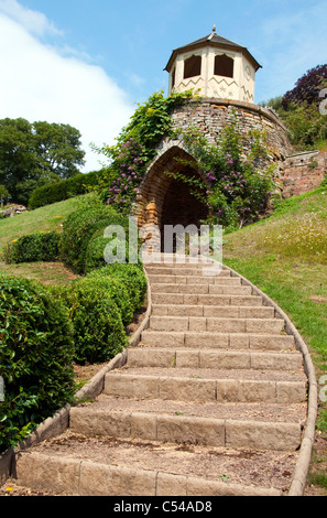 Belvoir Castle e giardini, vicino Grantham nel LEICESTERSHIRE REGNO UNITO Inghilterra Foto Stock