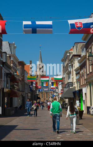 Kaizerstraat street Scheveningen quartiere L'Aia provincia di South Holland Olanda Europa Foto Stock