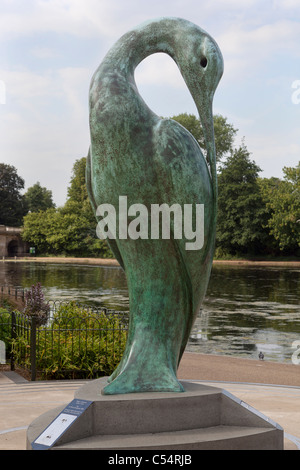 Statua di Iside da Simon spinotto del Hyde Park Londra Foto Stock