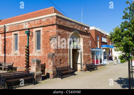 La biblioteca comunale di Watchet Foto Stock