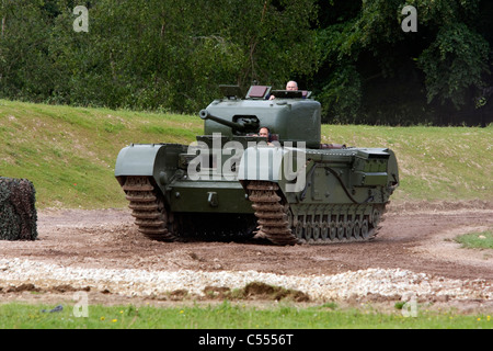 Tankfest 2011 Bovington Dorset UK Churchill MKIV Foto Stock