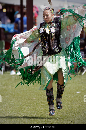 Fort Washakie, Wyoming. 52Nd orientale indiano Shoshone giorni. Foto Stock