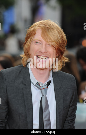 DOMHNALL GLEESON HARRY POTTER ED IL Deathly Hallows - Parte 2 - Premiere mondiale Trafalgar Square Londra Inghilterra 07 Luglio 2011 Foto Stock