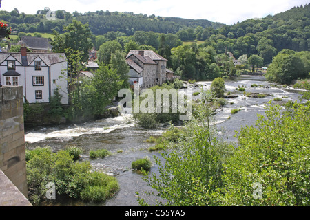 Fiume Dee in Llangollen Foto Stock