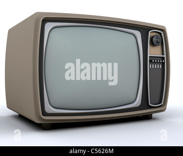 In stile retrò televisione Foto Stock