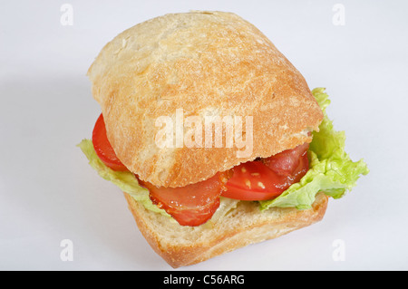 Bacon Insalata di pomodoro (BLT) roll Foto Stock