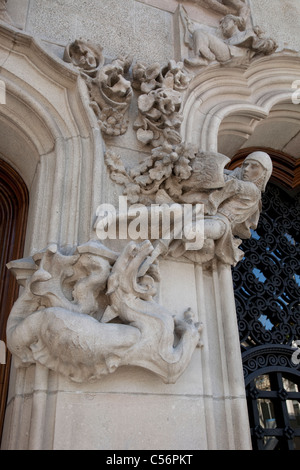 Dettagli su Casa Amatller casa da Puig i Cadafalch in Gracia Street, Barcellona, in Catalogna, Spagna Foto Stock