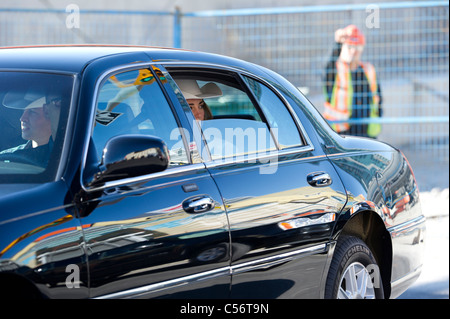 Il principe William e Kate Middleton in Calgary Alberta Foto Stock