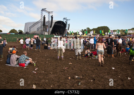 Altro stadio arena presso il festival di Glastonbury 2011. Foto Stock