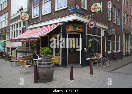 Quartiere Jordaan Amsterdam Paesi Bassi Europa Foto Stock