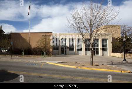 Los Alamos, Nuovo Messico Stati Uniti Post Office progettata da Willard C. Kruger ed è stata costruita da Robert E. McKee Co. nel 1948. Foto Stock