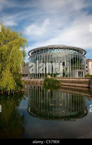 Sunderland Museum & Winter Gardens da Mowbray Park Foto Stock