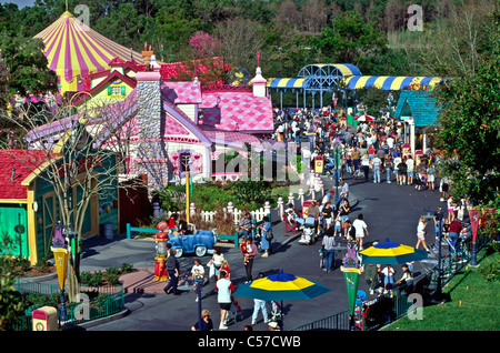 Disney World Magic Kingdom Florida USA festeggiamenti per il 1997 25th° anniversario. Foto Stock