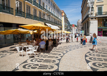 Street Cafe - Lisbona Foto Stock