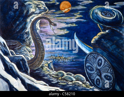 Beduina storie di arabi da racconti orientale Foto Stock